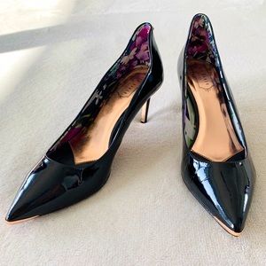 Black Patent Leather Ted Baker Pumps - Eriinl